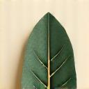 Icona Materiali Naturali: una foglia stilizzata